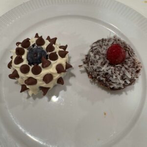 Chocolate & Vanilla Snow Caps